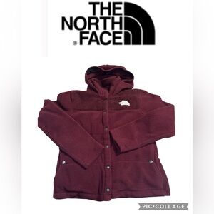 The North Face Maroon Fleece Jacket